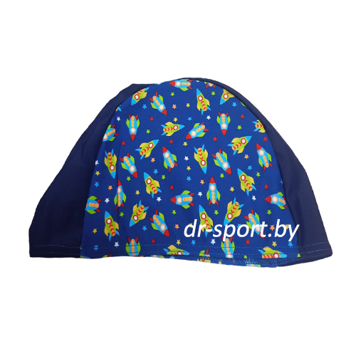 Шапочка для плавания 3226-00 син ракета